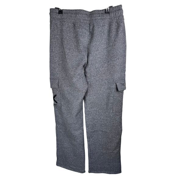 Calvin Klein Women's Active Embroidered-Logo Cargo Pants BLK HEATHER NWT SIZE S - Picture 6 of 10